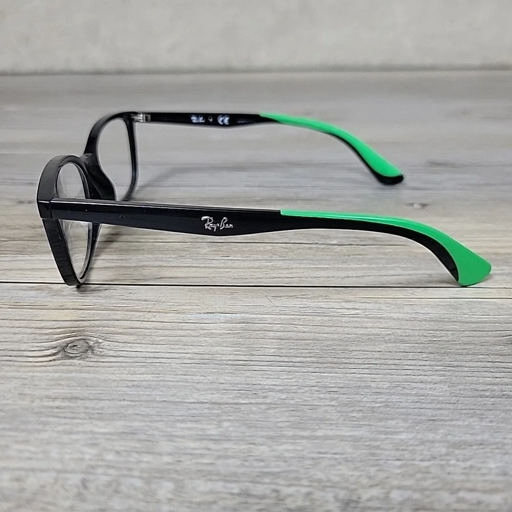 Ray-Ban RB1586 3773 Kids Eyeglasses‎ Black Green Frames Only 49-16-130 Full Rim